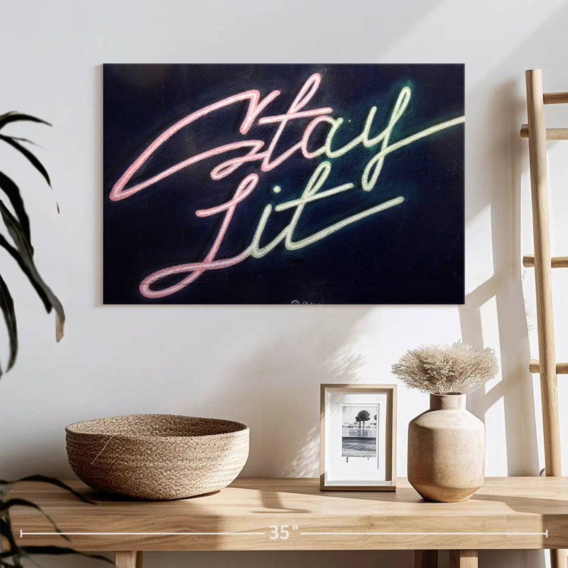 Tergel Stay Lit, 16" H x 24" W
