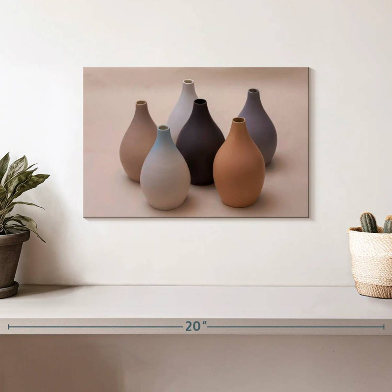 Vases minimalistes, H 8 po x l 12 po