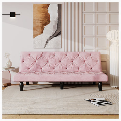 Javaughn Velvet Sofa Bed Sleeper Sofa