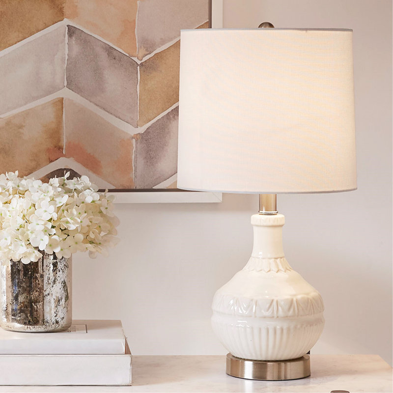 Gypsy Embossed Boho Table Lamp