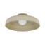 1-Light Dome LED Semi Flush Mount 