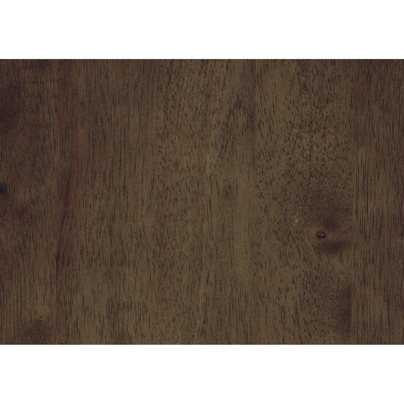 Ensemble de 2 tabourets ronds et pivotants, siège pivotant à 360 degrés en similicuir gris avec garniture cloutée et structure en bois massif à finition brune