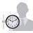 Classic Round Plastic Wall Clock 10-Inches-49448593