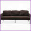 Canapé moderne en polyester 3 places - Confort compact pour les petits salons, les chambres et Bureaux-8123962