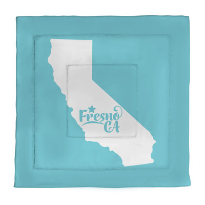 California Modern & Contemporary Polyester Percale Comforter