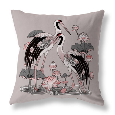 Coussin Crane and Lotus