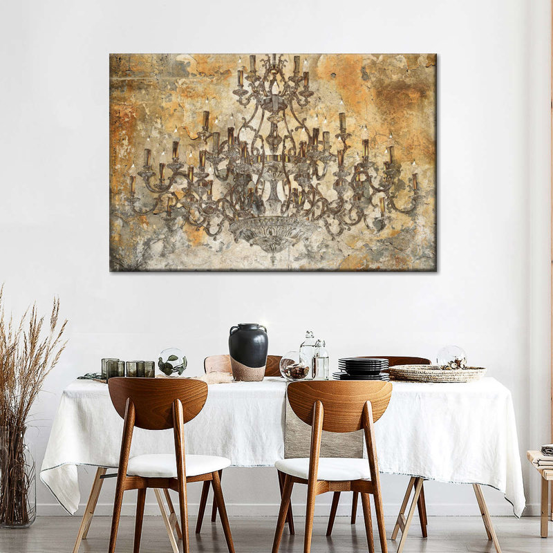 Classy Chandelier, reproduction sur toile, H 16 po x l 24 po x P 1,25 po