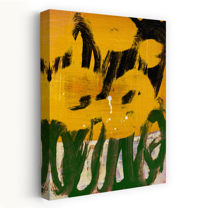 Dianajahns The Florist 03 12X18, art mural abstrait contemporain, H 18 po x l 12 po