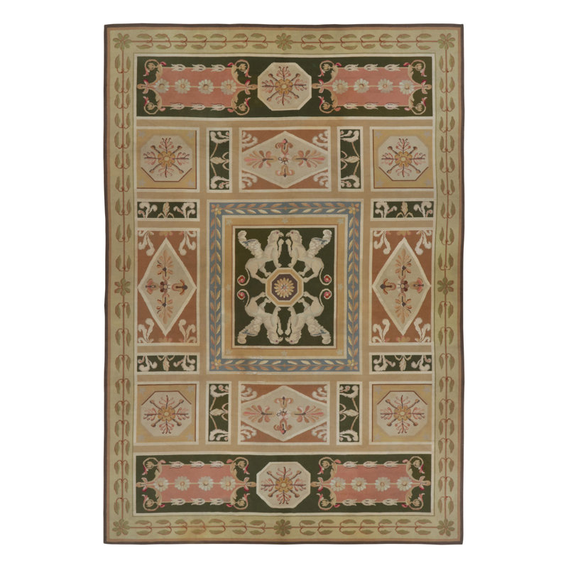 One-of-a-Kind Rectangle 11’7”x17’ Hand Knotted Area Rug