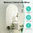 High-End Luxury Design Recessed or Wall-Mounted Tempered Glass Mirror Medicine Cabinet