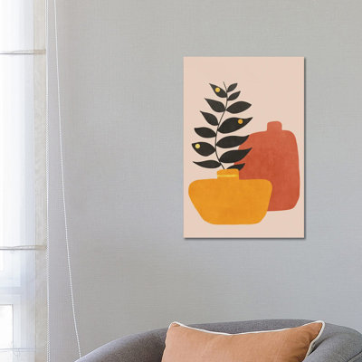 Plant in a Pot I 1 Piece Wrapped Canvas Painting