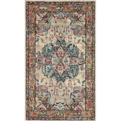 Eddins Washable Oriental Indoor Rug