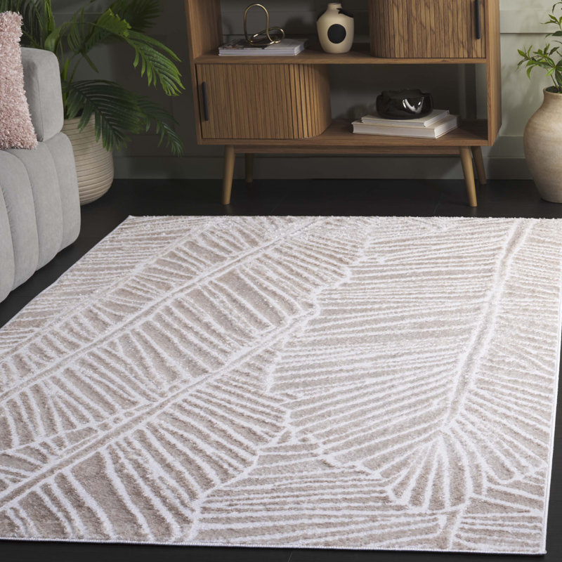 Tapis ivoire Maya 117, Rectangle 5 pi 3 po x 7 pi 6 po