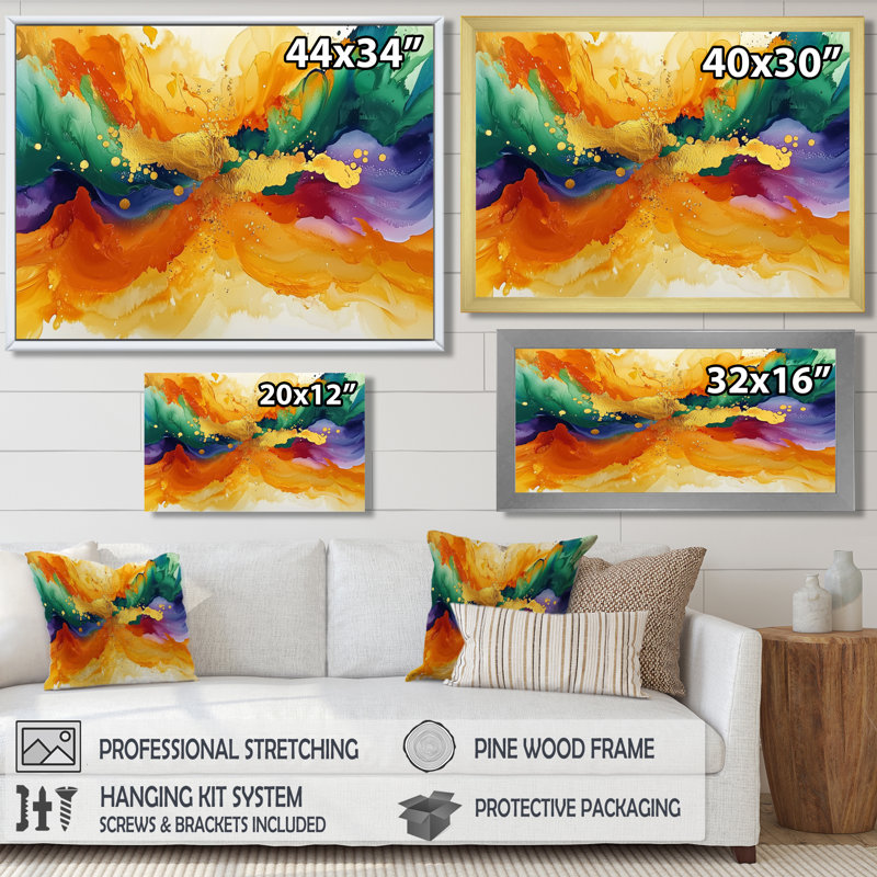 Amato - Abstract Wall Art, Floater Framed, 24" H x 32" W, White