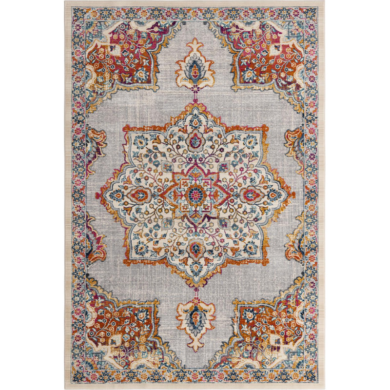 Oriental Indoor Rug, Rectangle 5'1" x 7'10"