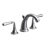 Bevelle Widespread Bathroom Faucet with Drain Assembly