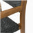 GENESEE WICKER & WOOD BAR STOOL