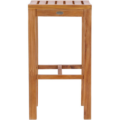 Ingrid Teak Patio Bar Stool by Bay Isle Home