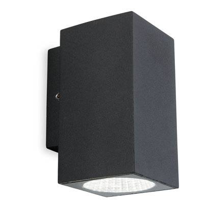 Dino 11 cm H Hardwired Integrated LED Outdoor Armed Sconce