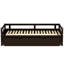 Lit de jour extensible avec couchette, lit de jour en bois avec couchette-1200843010