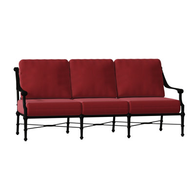Delphi 80'' Metal Outdoor Patio Sofa