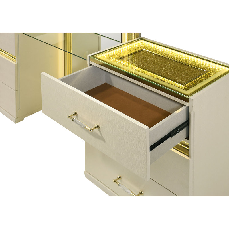 Cerna Vanity, Beige