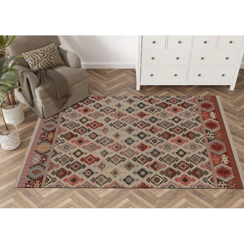 Tapis intérieur / extérieur Izhar, Rectangle 5 pi x 6 pi 7 po