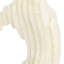 Sculptures d'objets de yoga décoratifs pour la maison - Ensemble de 3 figurines blanches dans des poses assises et extensibles - Statues modernes pour étagères, présentoirs de table ou décor de salon - blanc