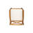 Zaryiah Acacia Outdoor Stool with Cushion-1998255652