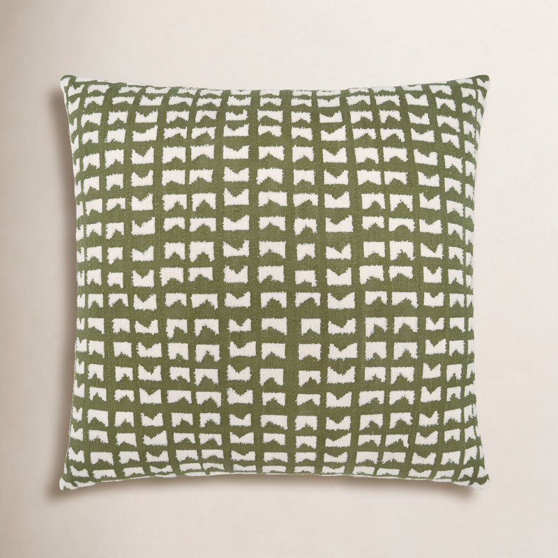 Coussin Adair, H 22 po x l 22 po, Fougère