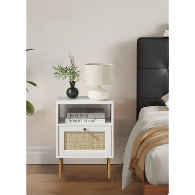 Table de chevet Bohemian Farmhouse Rattan