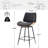 26" Modern Swivel Counter Stool-1399305048