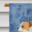 Caniche en polyester à 2 côtés 40 x 28 po standard welcome drapeau maison-957492956