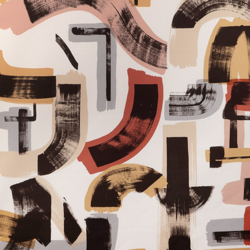 Bleecker Print, Spice/Gold