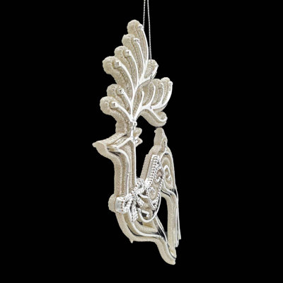 Figurine suspendue renne paillettes