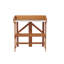 Banc de jardin pliable pour l'extérieur en bois massif pliable