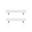 Furinno Tanna Wall Mounted Floating Display Shelves, White Texture, Set of 2-1467189404