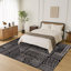 Tapis géométrique noir / ivoire Rambo-573230856-537140549