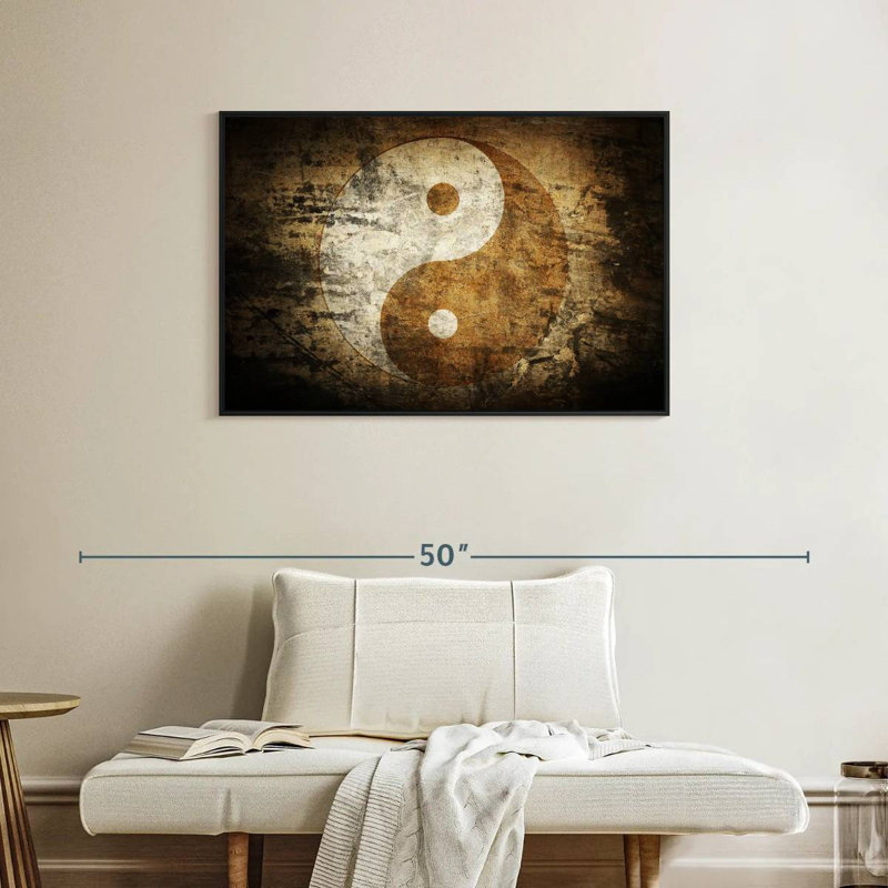 Adella Yin And Yang, 25" H x 37" W