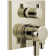 Pivotal 2-Handle Monitor Faucet Trim with 6-Setting Diverter