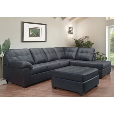 Yarber Upholstered L-Shaped Sectional Right Hand Facing