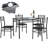 Izen 4 - Person Four Leg Dining Set-2141349673