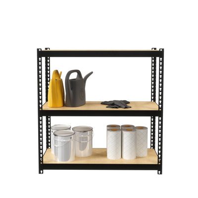 30 " W Steel and Powder Coated Steel Adjustable Shelving Unit