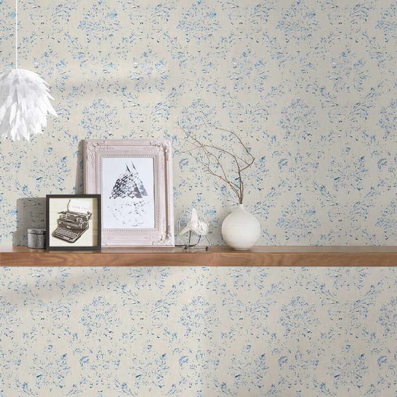 Calabro 10.05m x 53cm Matte Wallpaper Roll, Grey