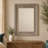 Nelsen Brown Wood Handmade Intricately Carved Floral Wall Mirror 36" x 3" x 48"