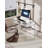  Diane 33.5'' W Rectangle Writing Desk, Modern Rectangle Acrylic Side Desk, 2 Tiers Clear End Table with Storage Shelf-1436099769