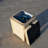 Rectangle Propane Fire Pit Table with Lid-578289023