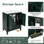 Meuble-lavabo de salle de bain avec lavabo style rétro-1828871268