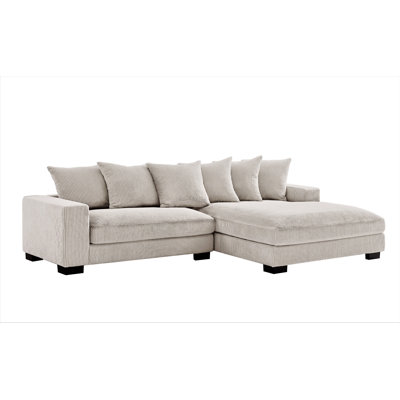 Luxe Oversized Two-Piece Right Facing Sectional Couches For Living Room