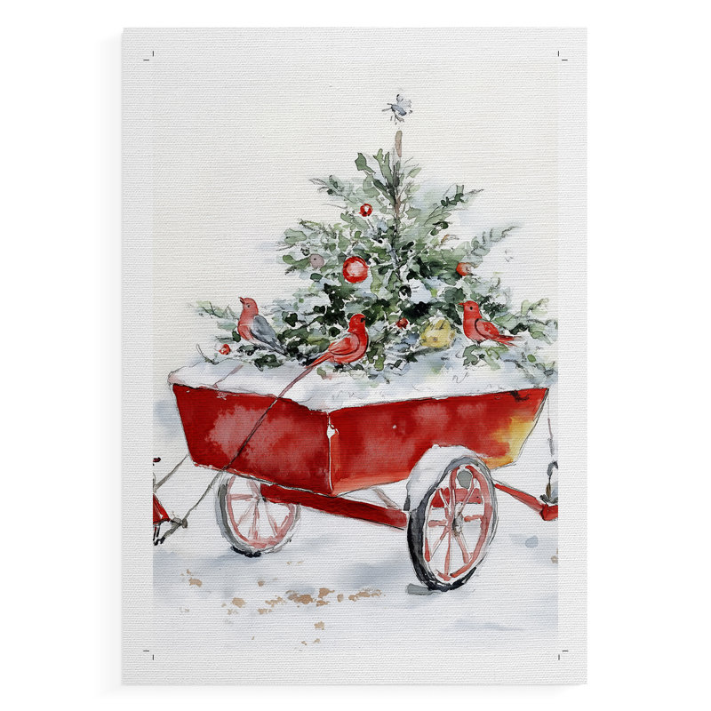 Art des Fêtes de Noël Cxxxv - reproduction de toile seulement - non encadrée, H 60 po x l 40 po